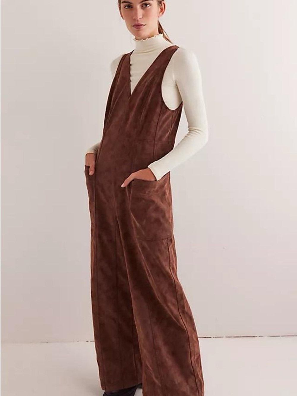We The Free - Nico Faux Suede One-Piece - Picture 2 of 11